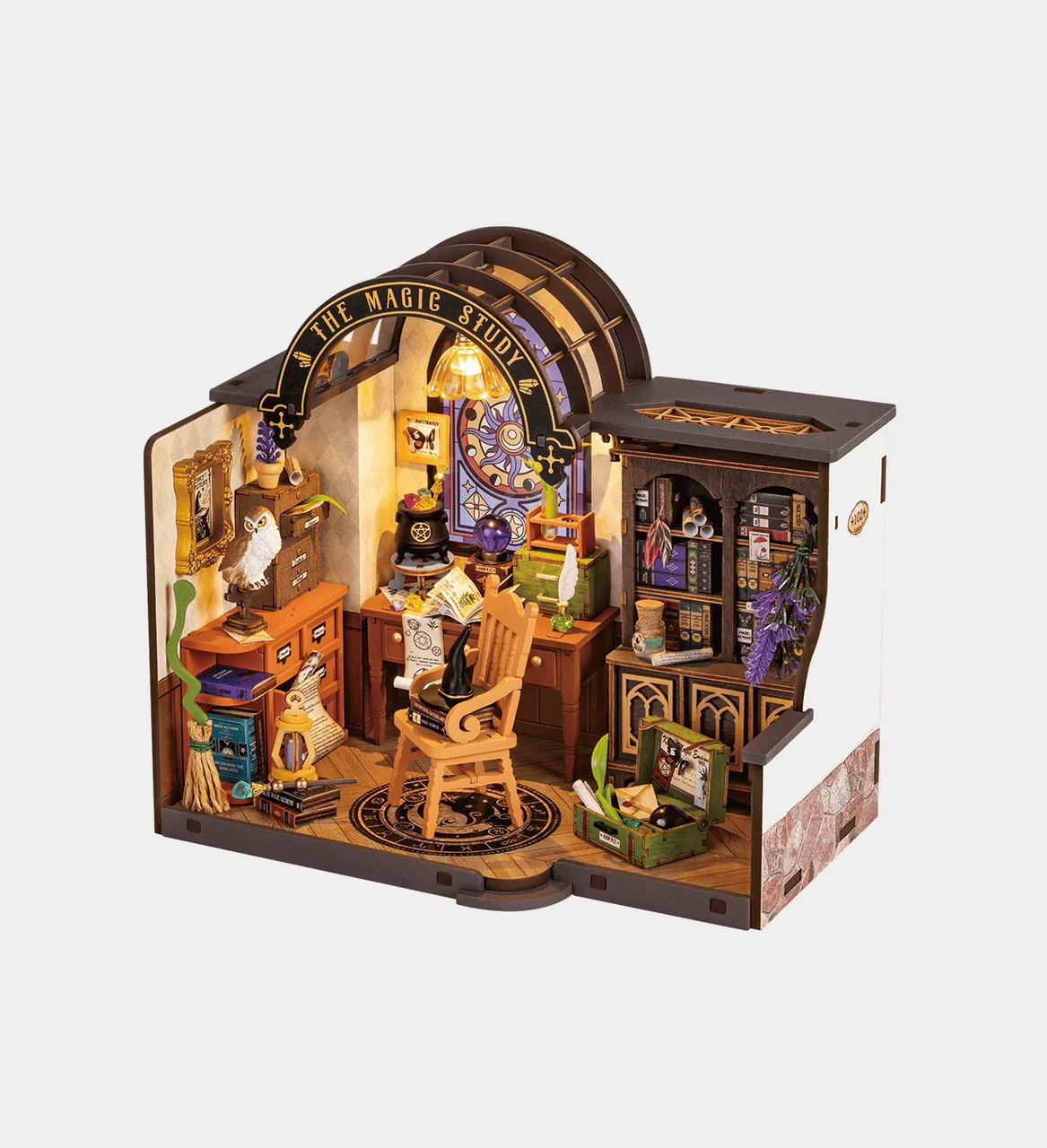 ROBOTIME DIY Miniature Kit The Magic Study (267 Pieces) 1 127232-robotime-diy-miniature-kit-the-magic-study-267-pieces–1.webp