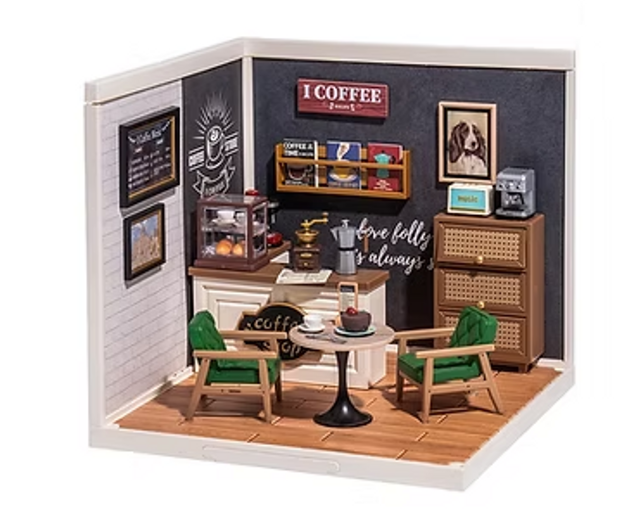 ROBOTIME Super Creator Coffee Lounge (100 Pieces)