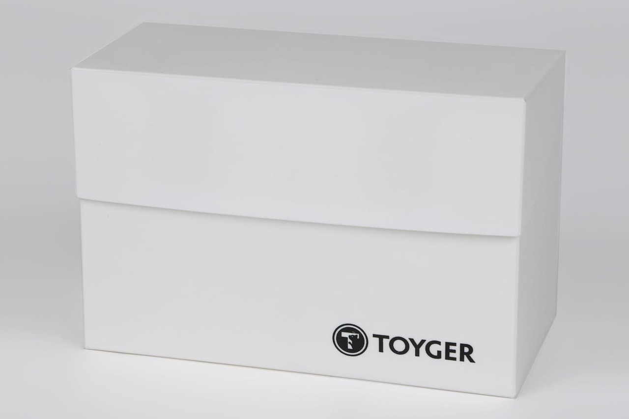 Toyger Dual Deck Case [Versatile Large Capacity Nesting Deck Case] Includes Two Separators (White)