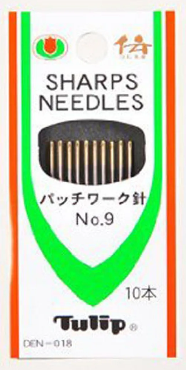Tulip DEN-018 Patchwork Needles Sharp No.9 (10 pcs / 0.61 x 34.9mm) 1 3967-tulip-den-018-patchwork-needles-sharp-no-9-10-pcs-0-61-x-34-9mm–1.webp