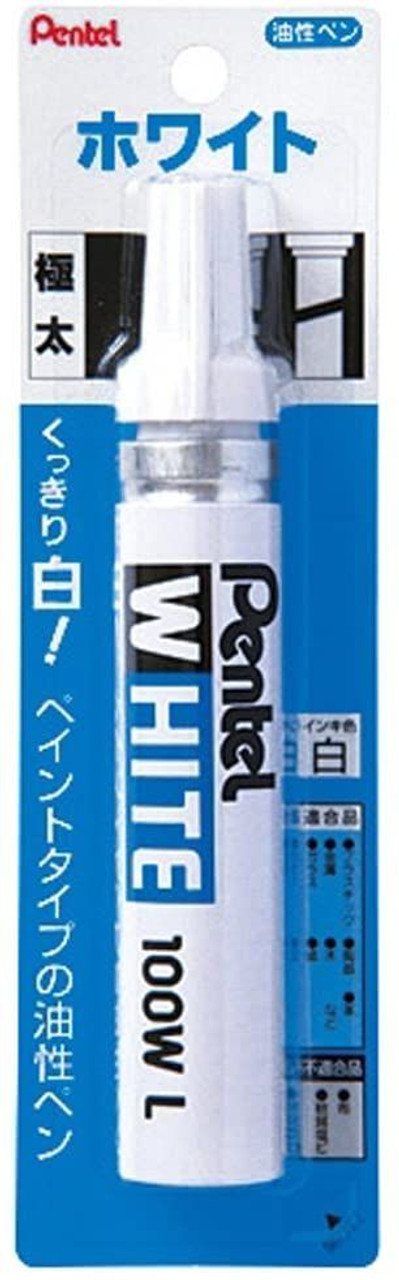 67571-pentel-white-oil-based-marker-extra-thick--1.jpg Pentel White Oil-based Marker (Extra Thick)