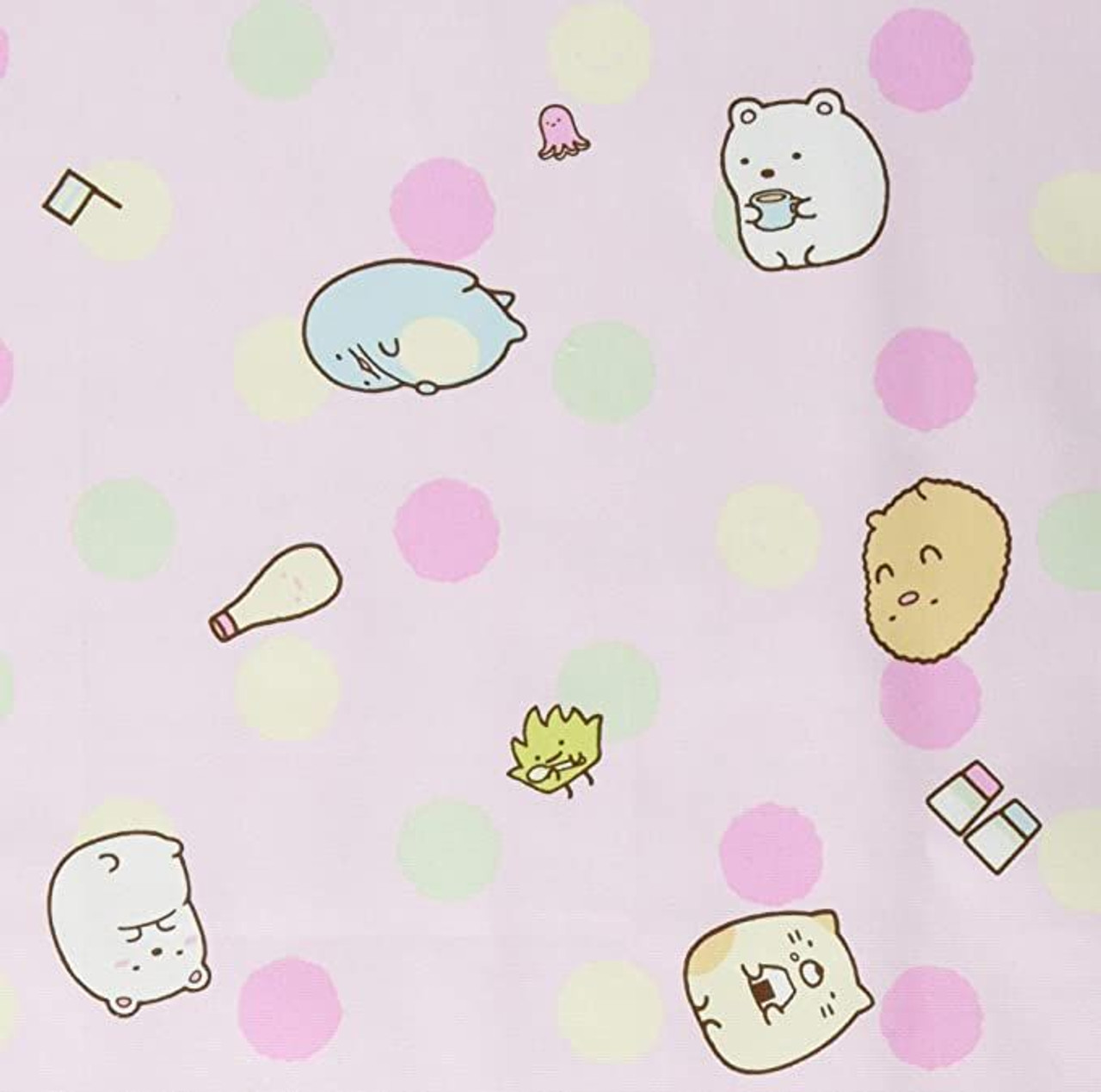 San-x Sumikko Gurashi Lunch Cloth Dot Pattern Pink