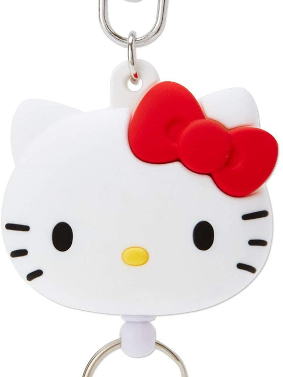 Sanrio Face Shaped Reel Keychain Hello Kitty