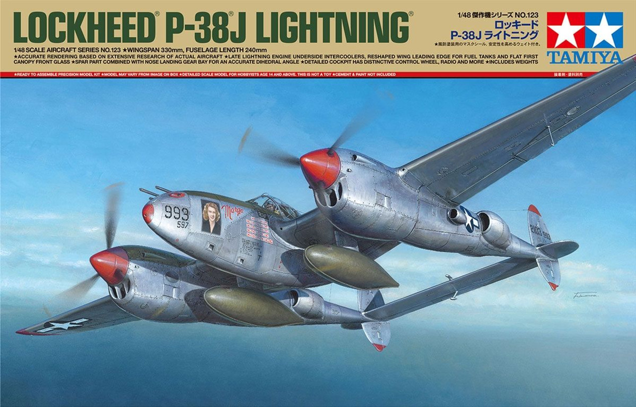 Tamiya 1/48 Lockheed P-38J Lightning Plastic Model 1 79230-tamiya-1-48-lockheed-p-38j-lightning-plastic-model-1.jpg