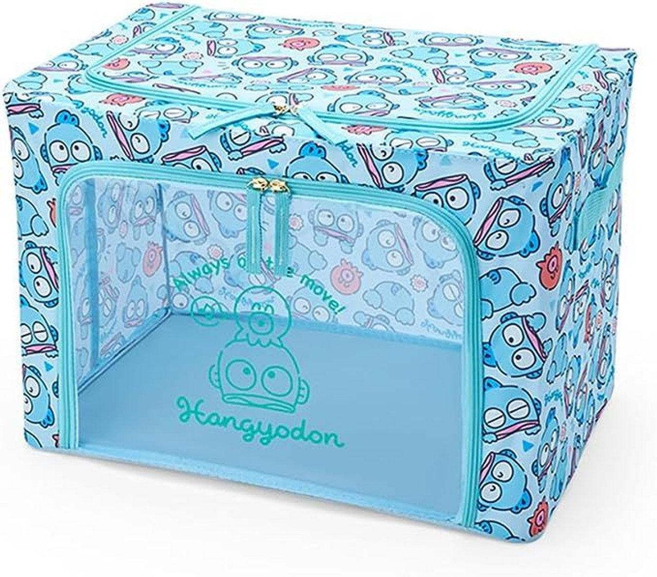 Sanrio Stackable & Foldable Storage Case with Window - Hangyodon 1 97607-sanrio-stackable-amp-foldable-storage-case-with-window-hangyodon-1.jpg